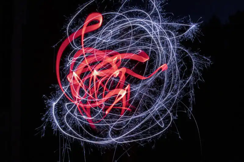Light trail photography